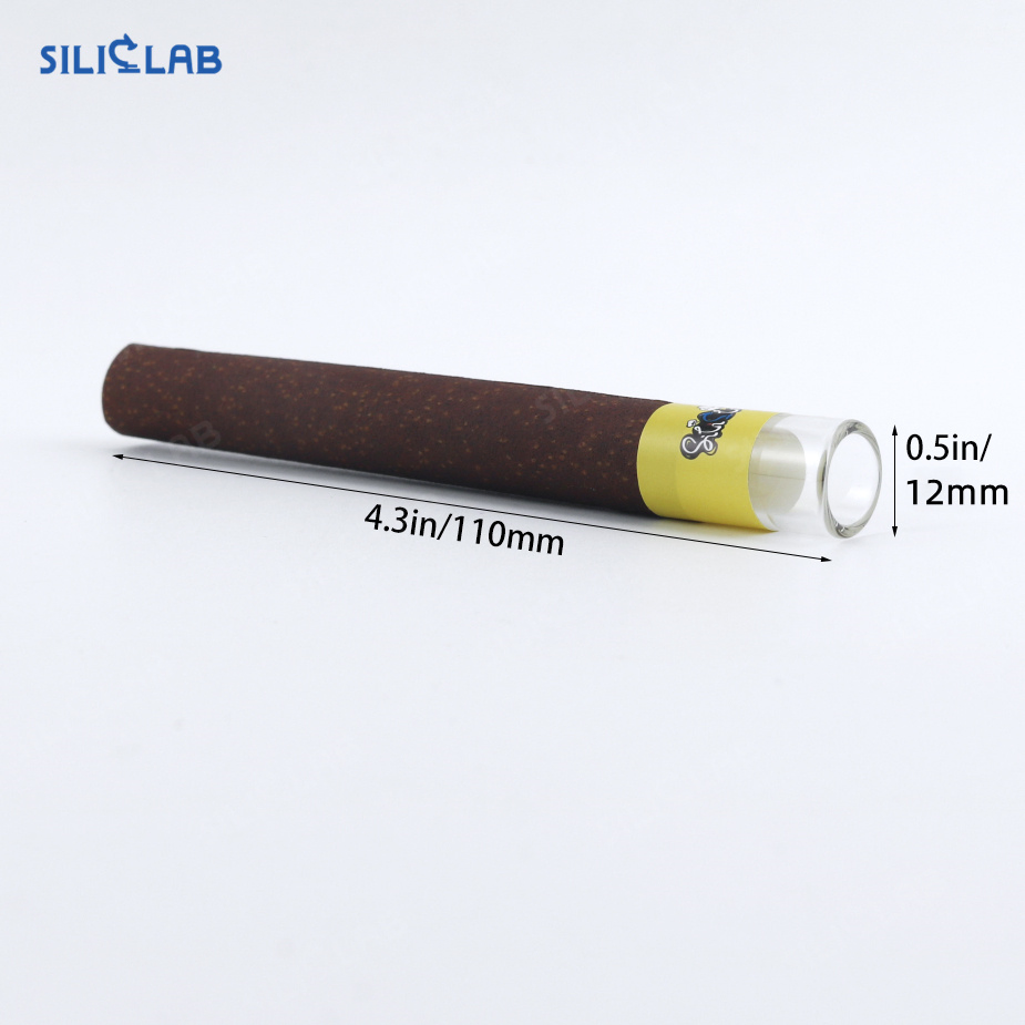 Natural Tobacco Leaf Cigar Blunt Prerolled Glass Tip Rolling Paper Smoking Pipe