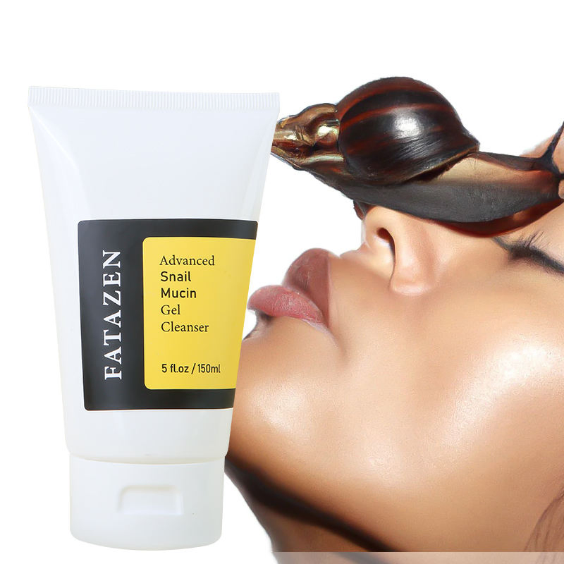 Private Label Jelly Moisturizing Anti Acne Treatment Face Wash Gel Deep Cleansing Gel Smoothing Foaming Snail Facial Cleanser