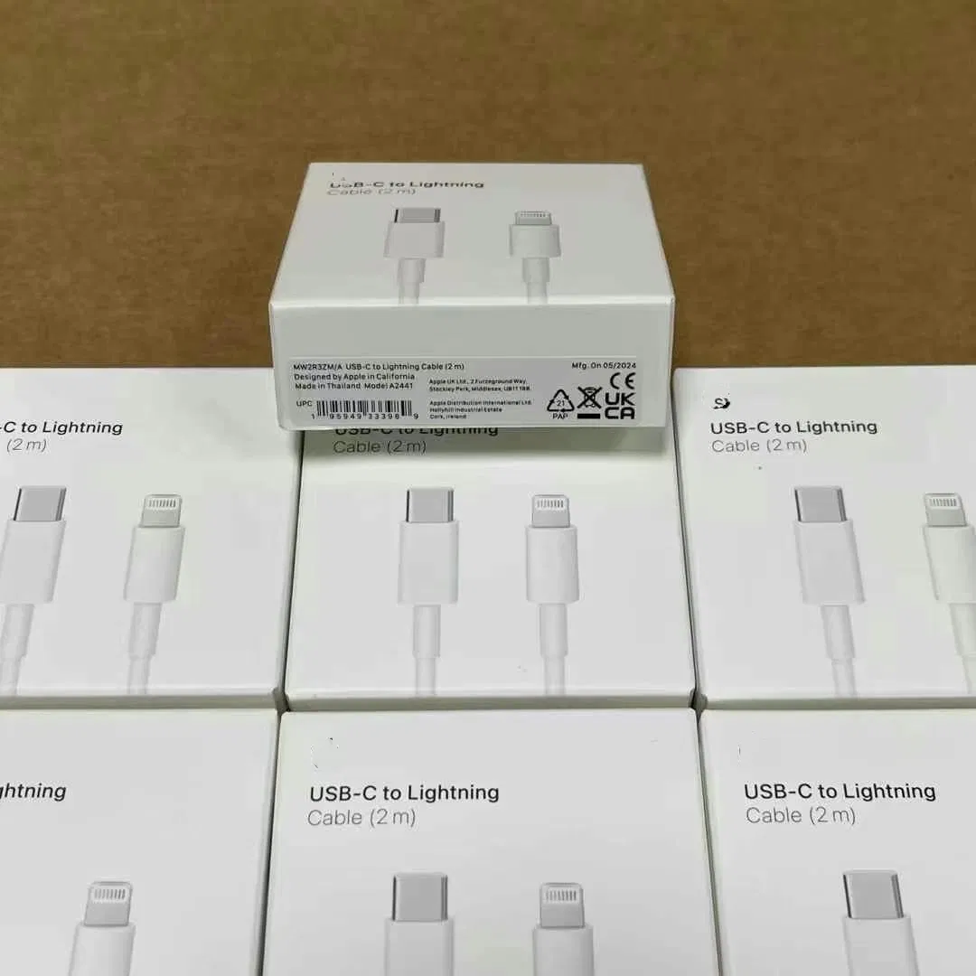 1m 2m Phone Charging Cable Lightning to Type C USB C Cable Fast Charging