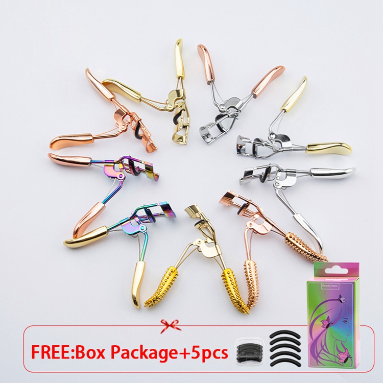 Eye Beauty Professional Mini Lash Curler Magic Curl Stainless Steel Private Label Black Eyelash Curler