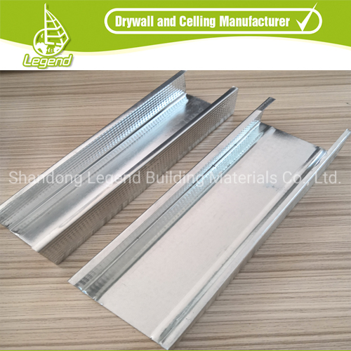 China Supplier Steel Keel Galvanized Drywall Board Ceiling Furring Channel Metal Profile From Gypsum Board