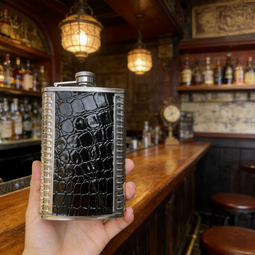 Durable Portable Hip Flask for Whisky Lovers, Perfect for Any Occasion