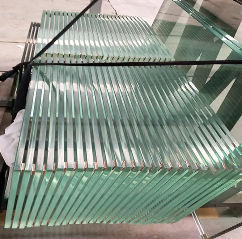 Thick Clear Flat Tempered Toughened Glass for Shower Room Ultra Clear Glass