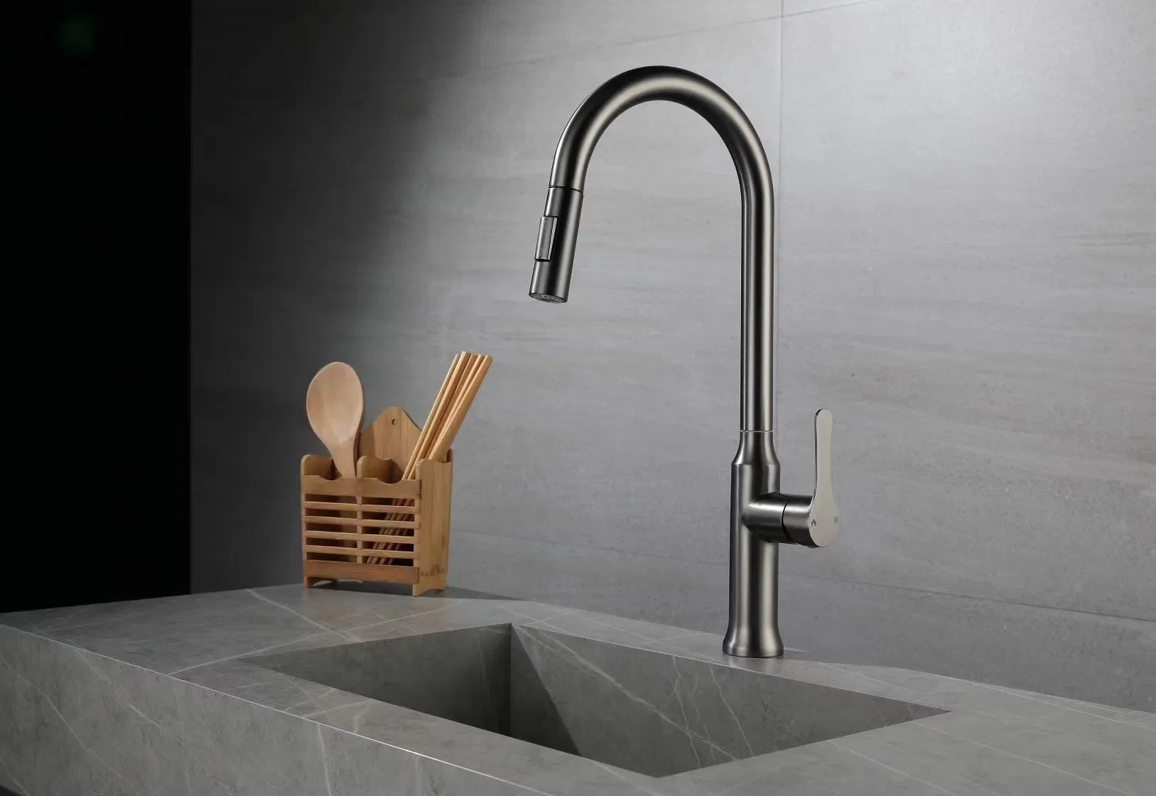 Pull-out Kitchen Sink Mixer Faucet Made by 304SUS