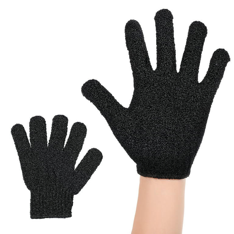Guangzhou Supplier Custom-Free Nylon Bathing Gloves Shower Exfoliator Exfoliating Bath Gloves
