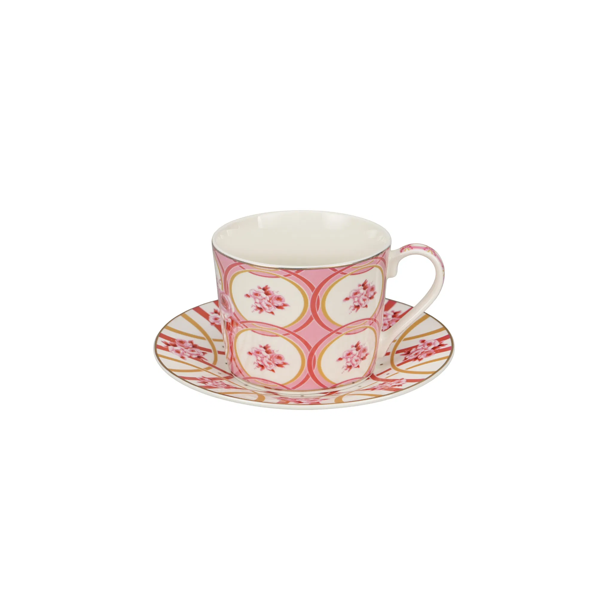 S/6 220ml Ceramic Cup Gift Box Tea Coffee Porcelain Cups Set