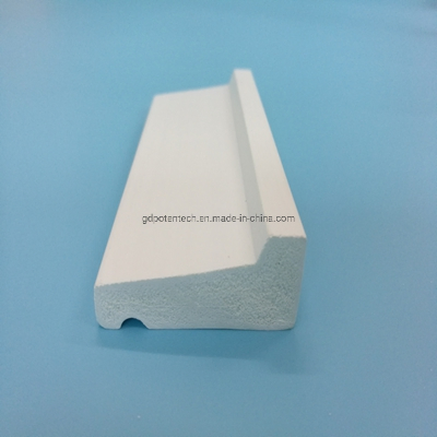 Cellular Decorative PVC Mouldings Water Proof Drip Cap 11/16''*1-5/8''