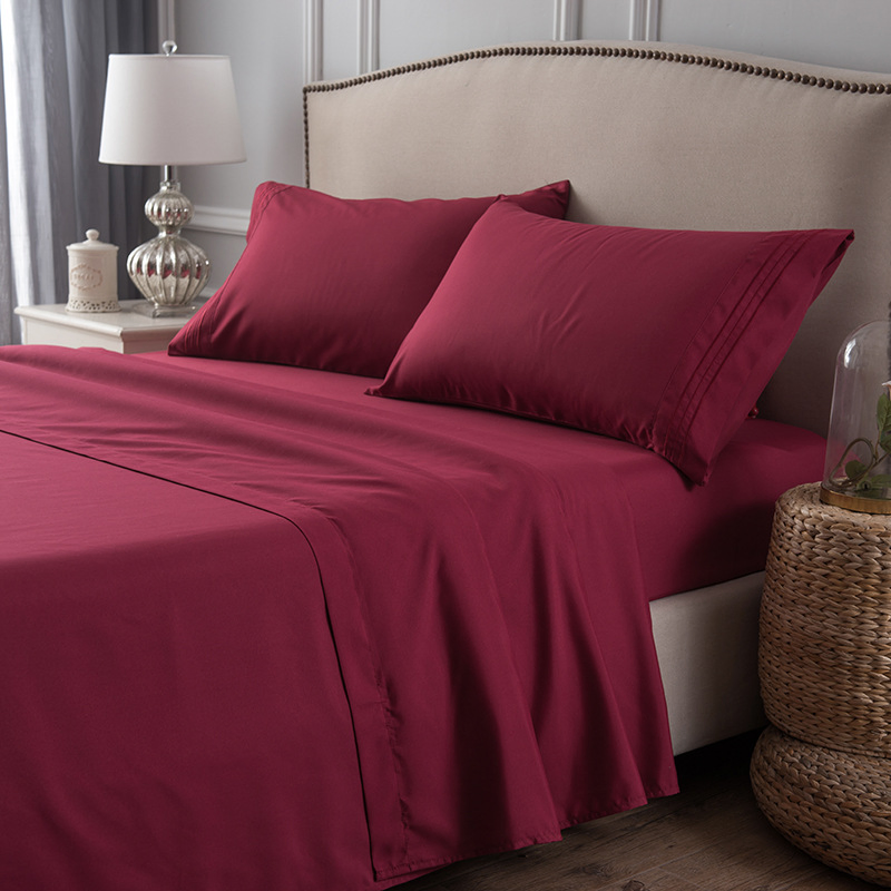 Breathable Bedding Set Polyester Bedding Set Cotton Bed Linen Bed Sheet
