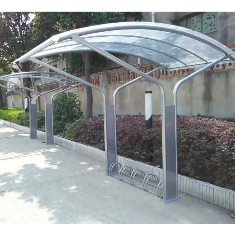 Metal Steel Frame Canopy Building Bike Shed Outdoor Bicycle+Garage Shelter