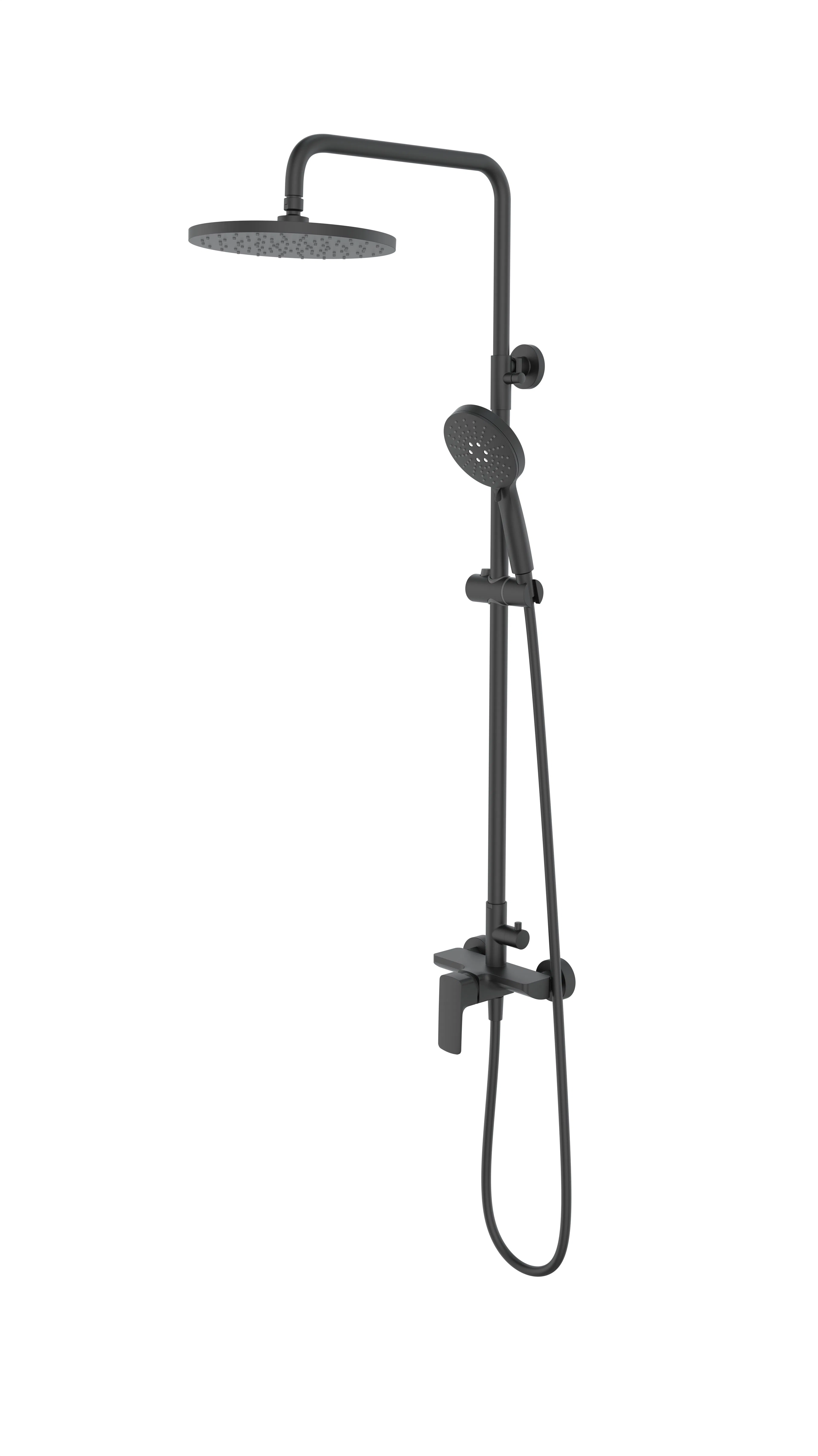 Душевая система Brushed Gold с регулируемым кронштейном