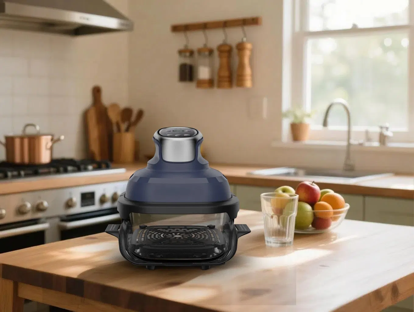 Premium 4.5L Glass Air Fryer for Healthy Cooking