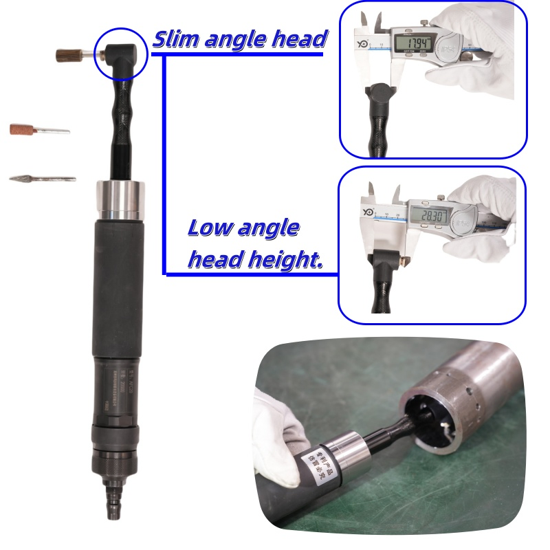 Пневматическая угловая шлифмашина 3мм, 20000 об/мин