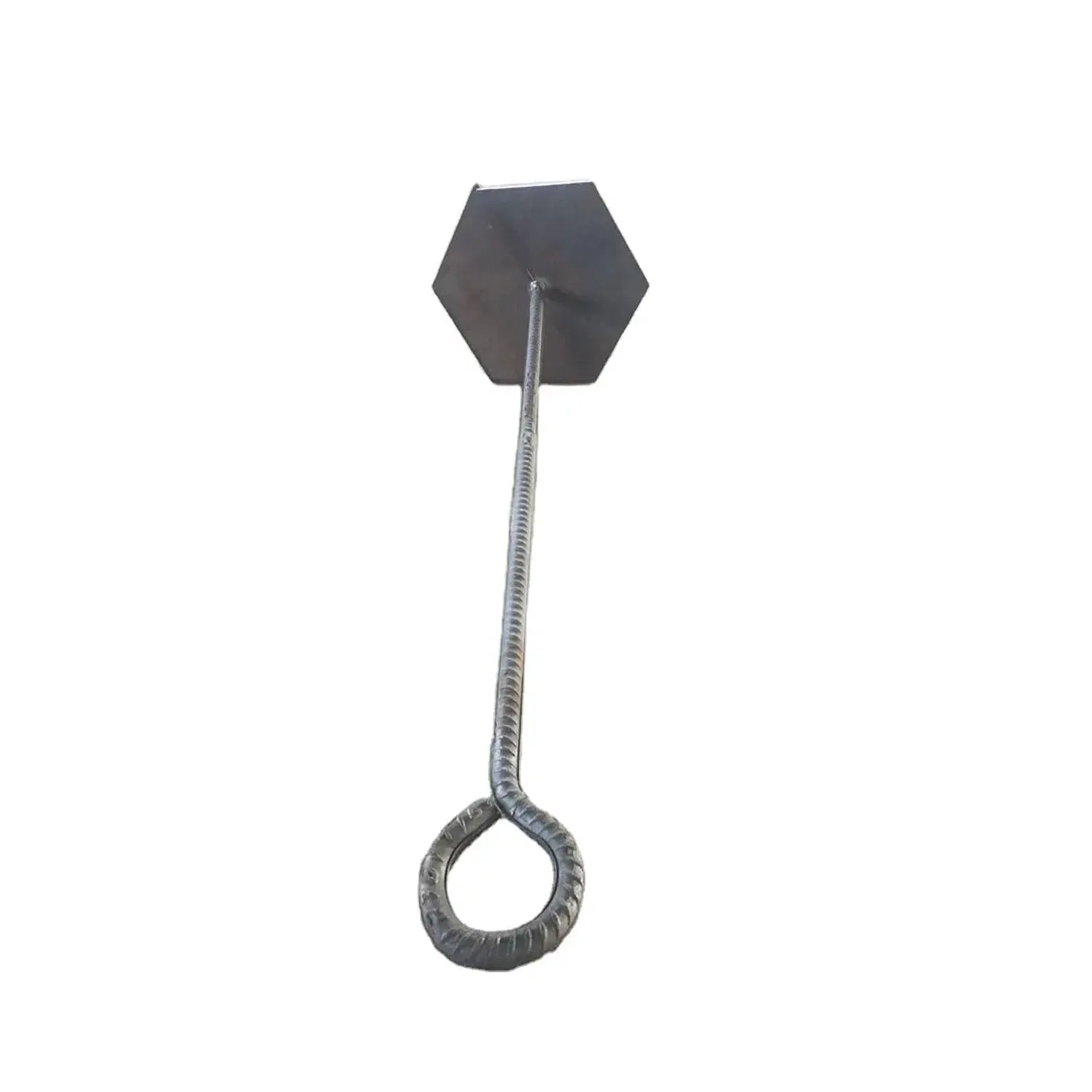 Factory Customized Steel Bar Welded Hexagon Screw Helical Pile with Handle