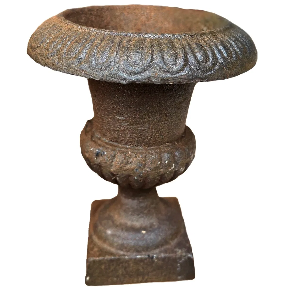 Чугунный кашпо в винтажном стиле для сада