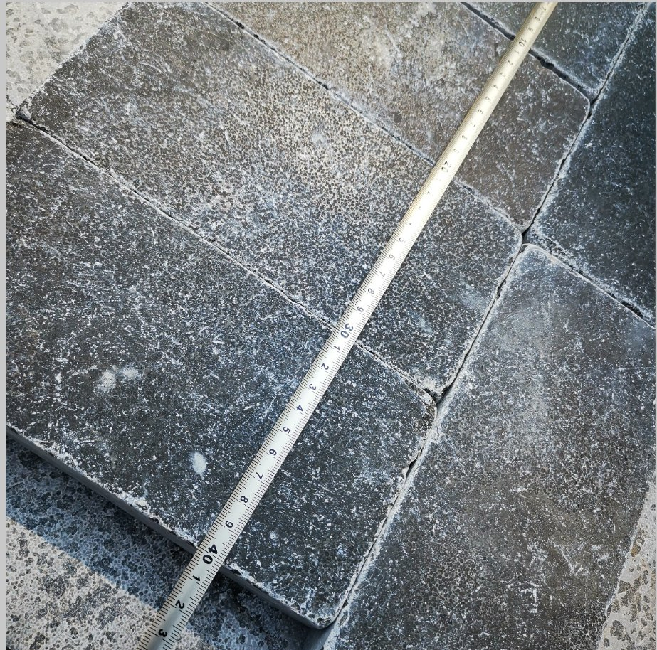 Chinese Bluestone Natural Anti-Limestone Antique Finish Blue Limestone for Outdoor Exterior Facade Floor Tile