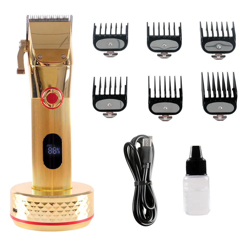Electric Waterproof Rechargeable Proffessional Cordless Hair Clipper