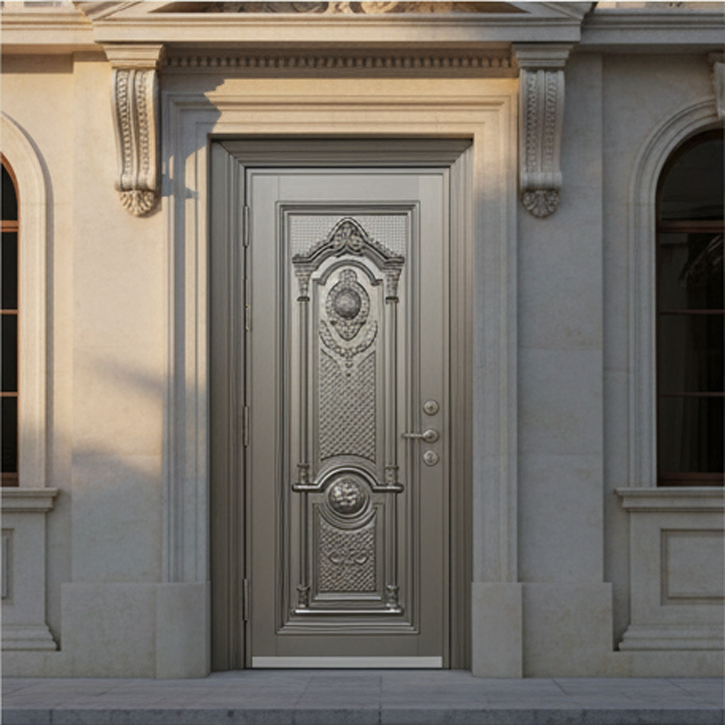 Tof Cold Rolled Galvanized Steel Metal Entry Door Skin 0.5-1.2mm