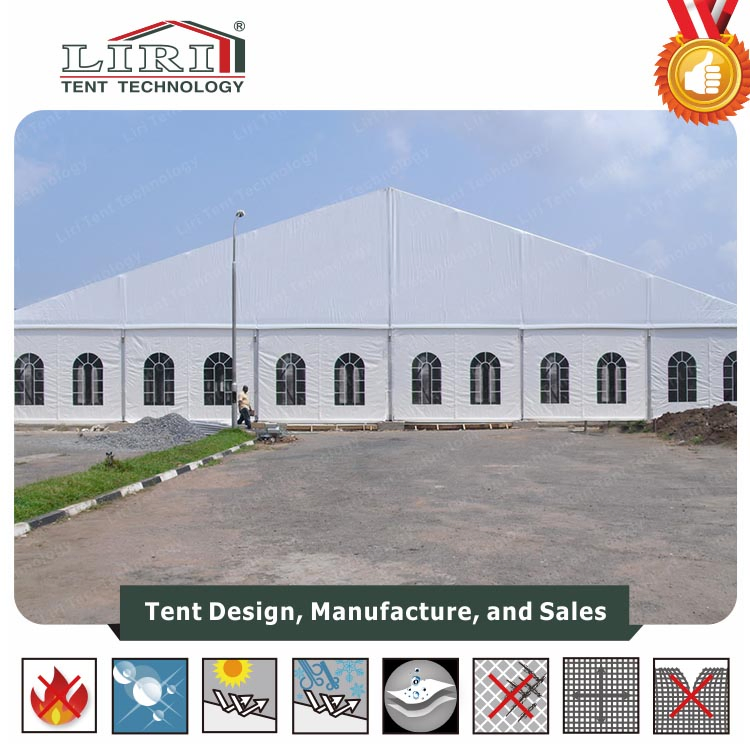 Wholesale 25X15 Aluminium Wedding Tents with Clear PVC Window Sidewalls