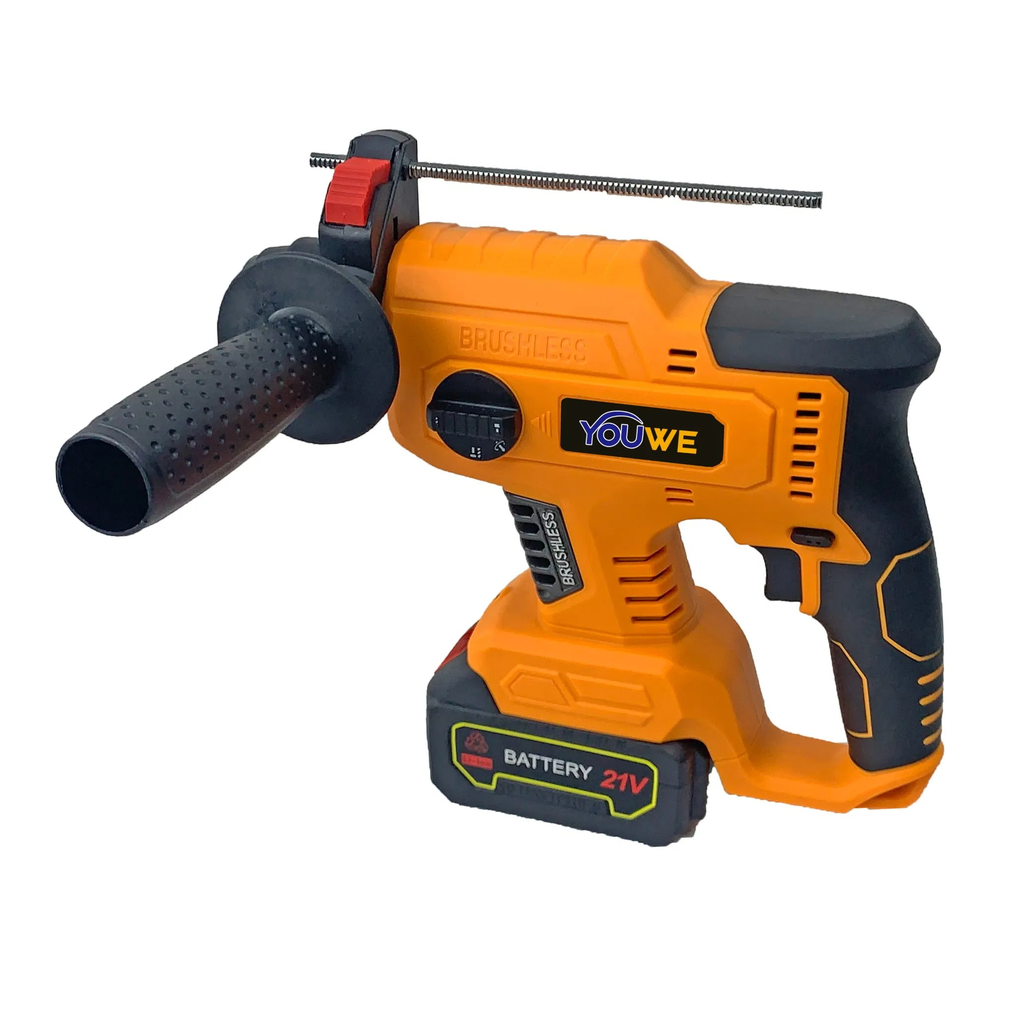 21V SDS-Plus Rotary Hammer for Wall Drilling with 4.0ah Battery