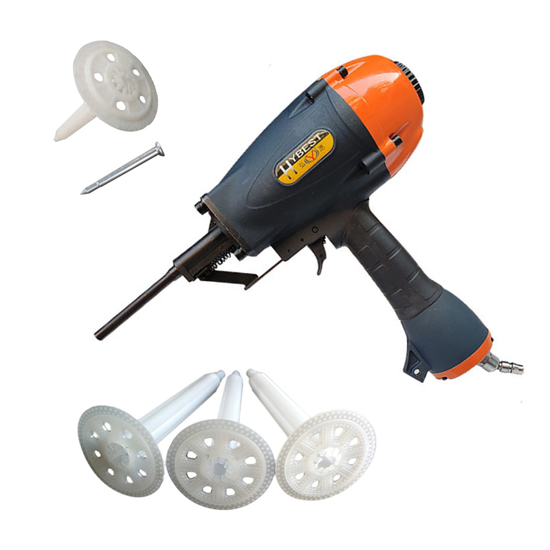 Air Powered Insulation Nail Gun Asr40 Thermal Air Compressor Wall Thermal Insulation Fastening Powered Insulation Nail Gun