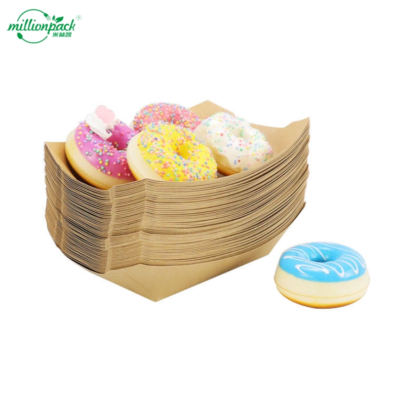 Curved Edge Paper Boat for Easy Pouring and Drip-Free Serving