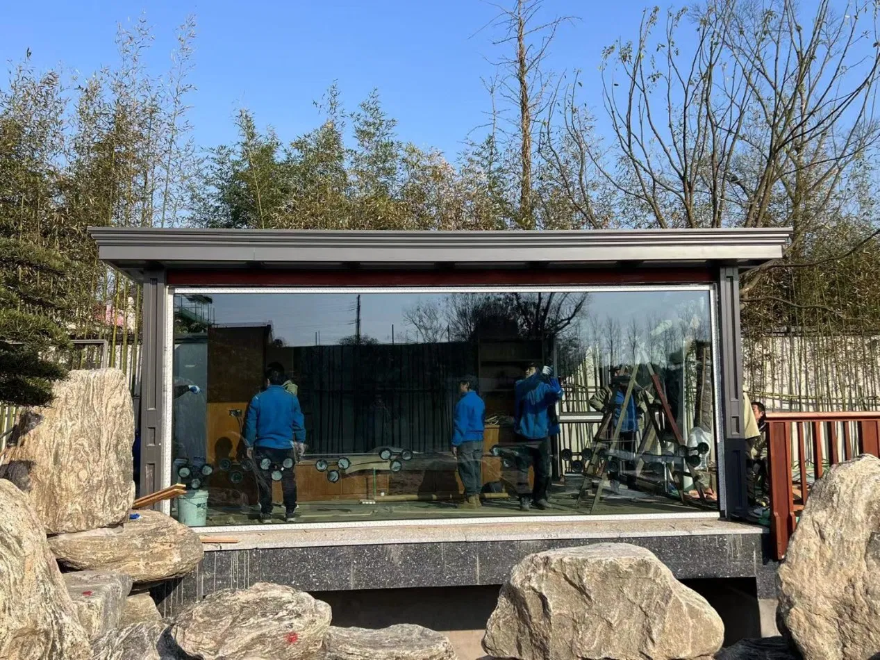 Garden Glass Sunrooms Glass House Thermal Break Aluminum Sliding Doors