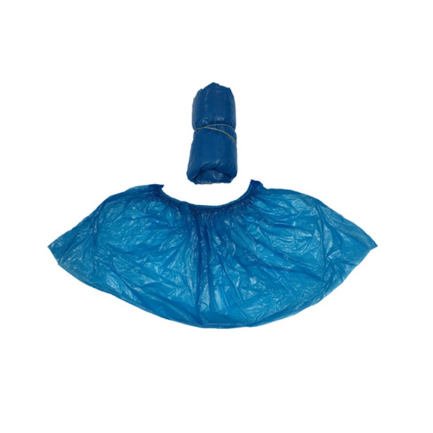 Disposable PE Waterproof Shoe Covers Plastic Anti-Slip Protective Overshoes