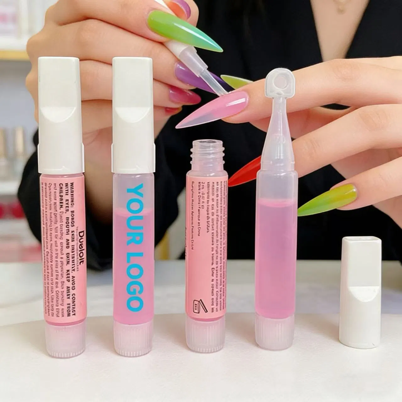 Private Label False Nail Glue Commercial Use Professional Fake Nail Adhesive