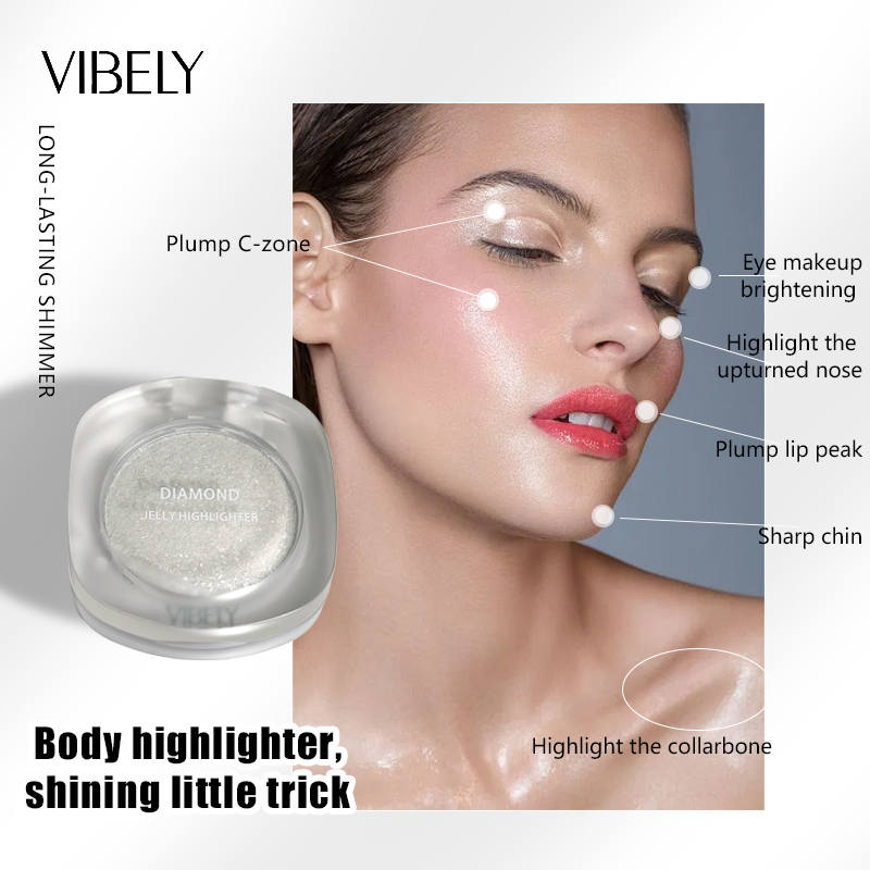 Makeup Naturally Brighten Skin Glitter Lasting Cosmetics Diamond Shimmer Highlight