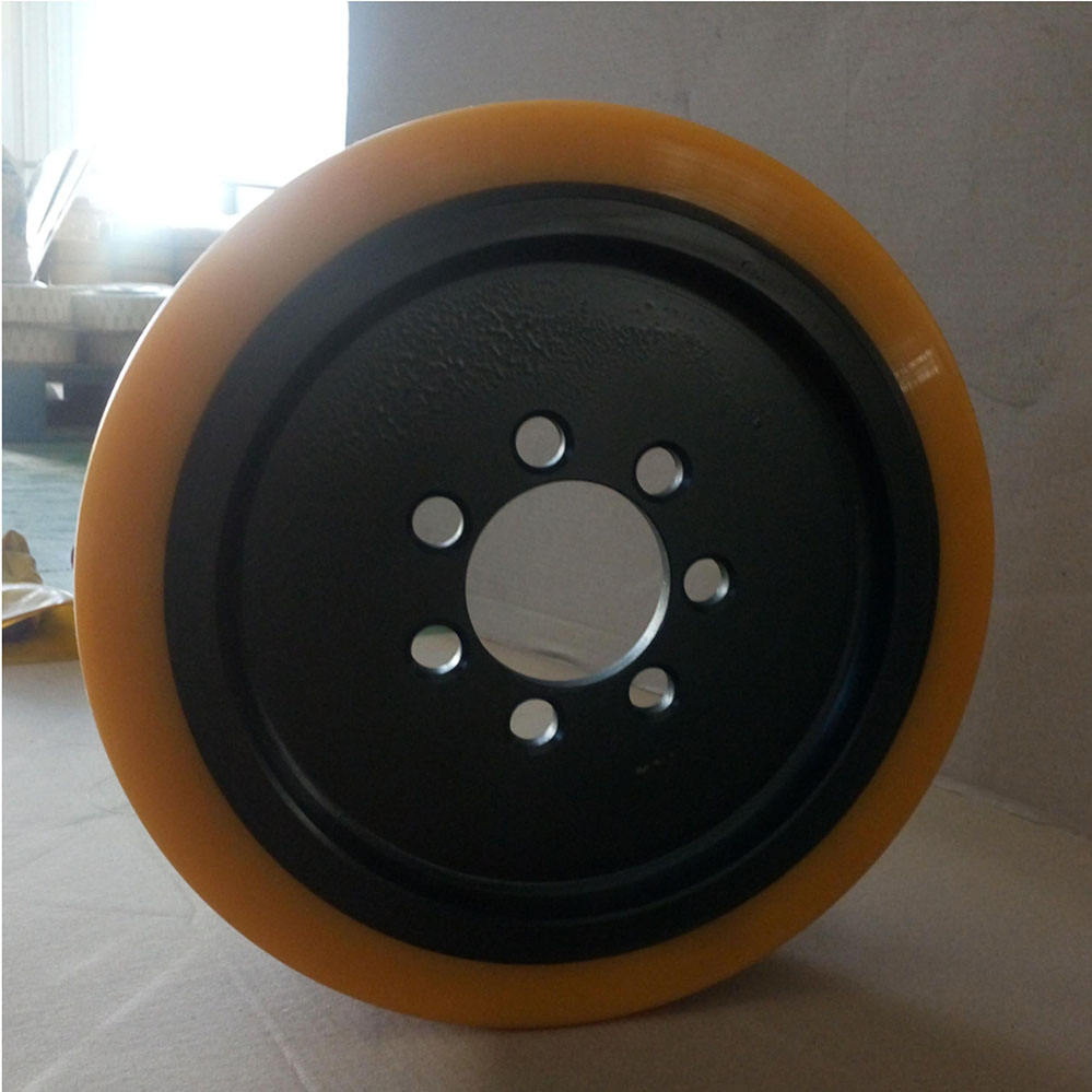 Manufacturers Direct Sales of PU Forklift 80*37 Forklift Bearing Wheel
