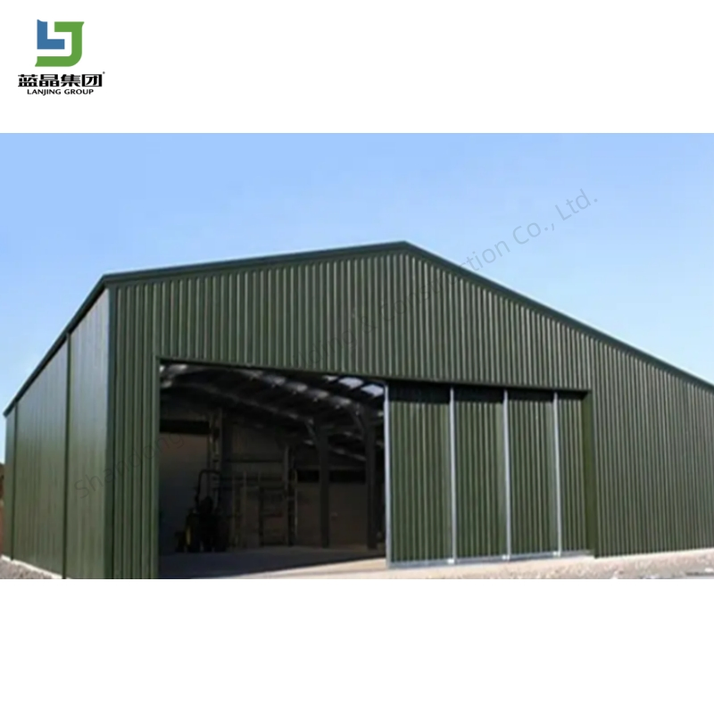 Large Span Steel Structure Industrial Prefab Metal Warehouse Building Garage Shed Workshop Poultry Layer Broiler Breeder Chicken Farm House Low Cost Price