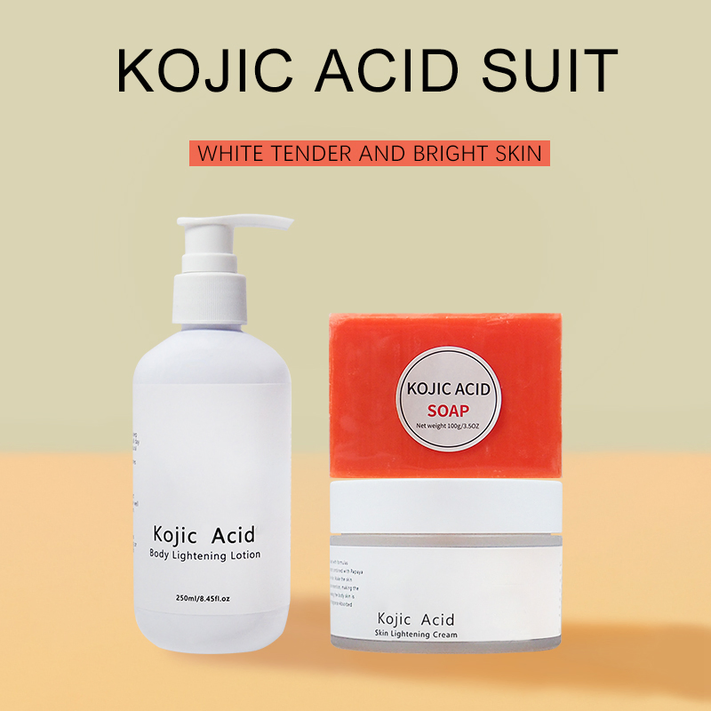 Cosmetics Face Beauty Kojic Acid Skin Care Set Whitening Set