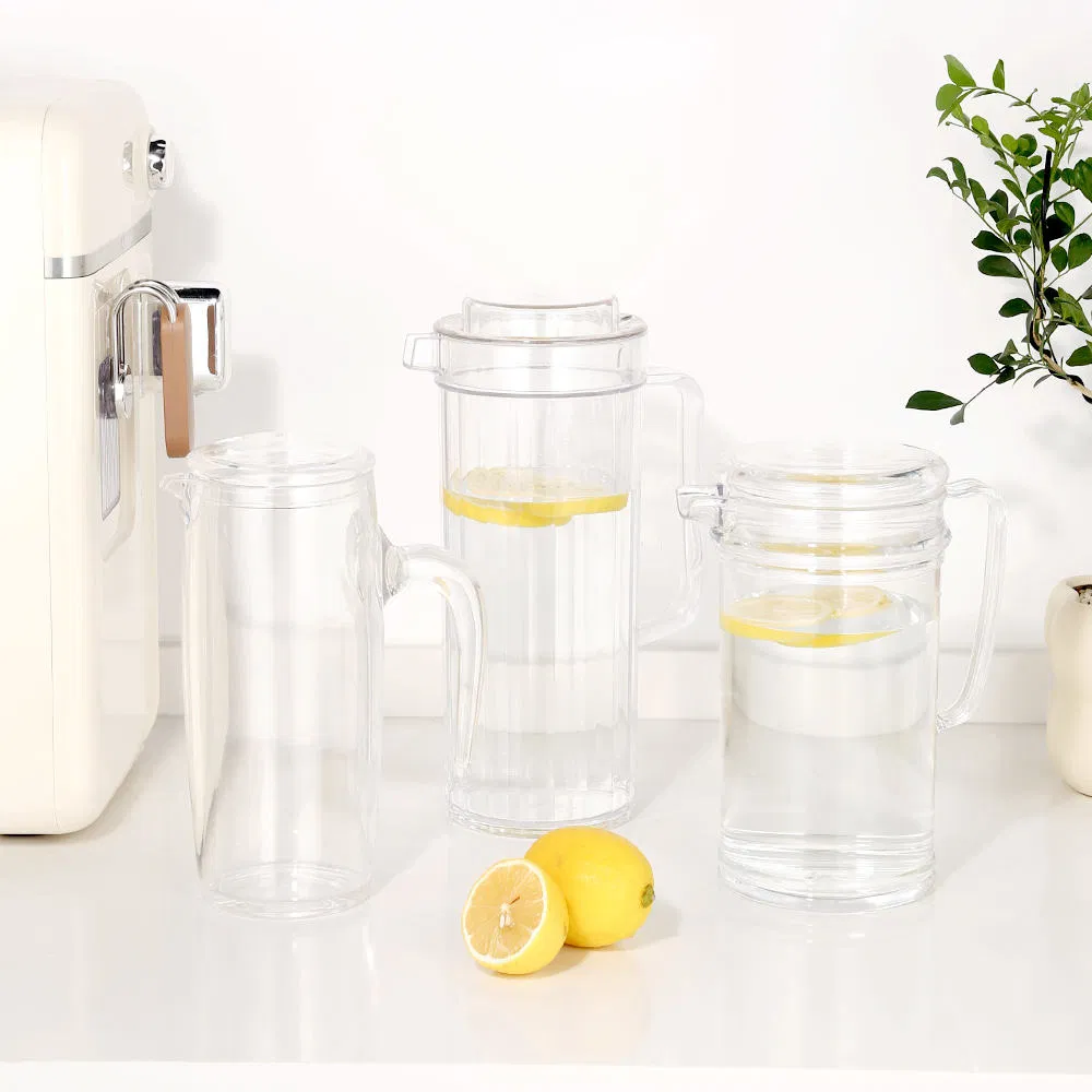 Top Selling Plastic Lid Series: Acrylic Juice Pot & PC Water/Tea/Beer Pitcher