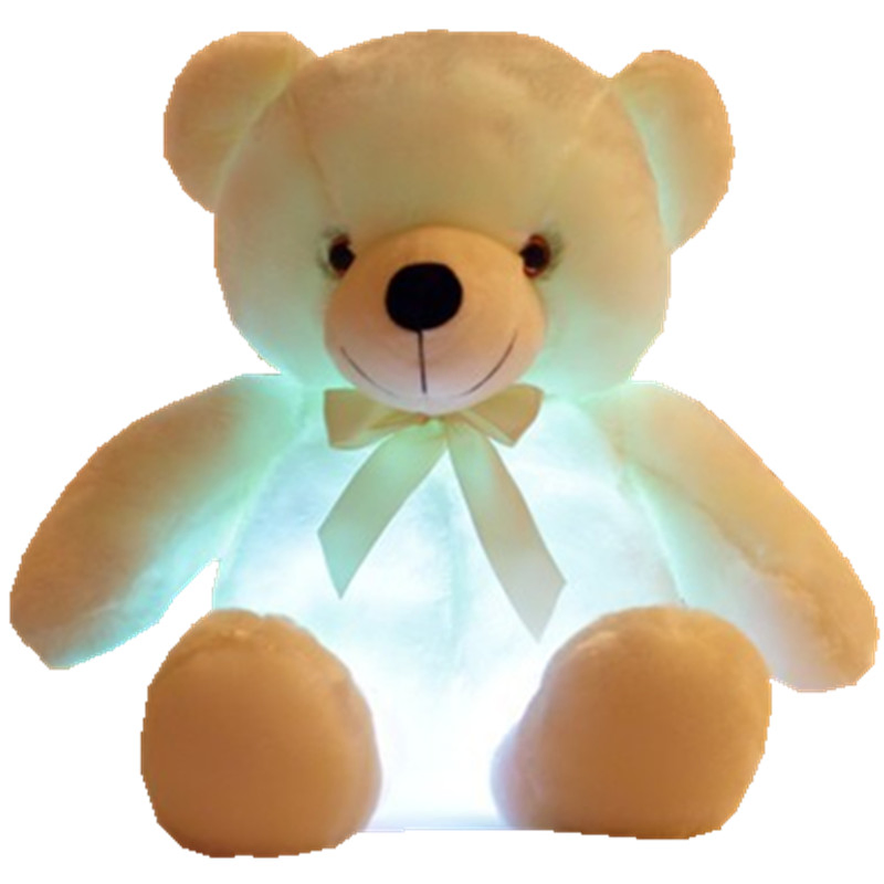 Kids Birthday Gift LED Flashing Light Teddy Bear Plush Toy