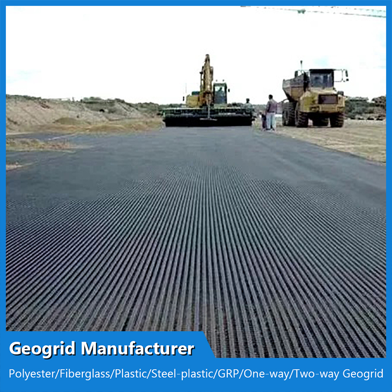 Customzied 40kn Polyester Pet Biaxial Geogrid Manufacturer for Dam and Roadbed/Slope Protection/Wall Reinforcement/Roadbed Bearing Capacity Improvement in Airfi