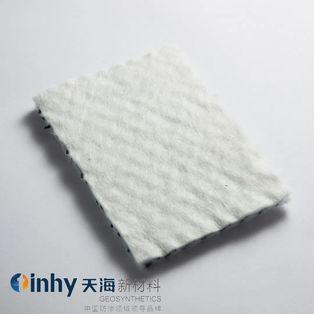 5mm 6mm Thick Geonet Double Donding with 200GSM Polyester Geotextile