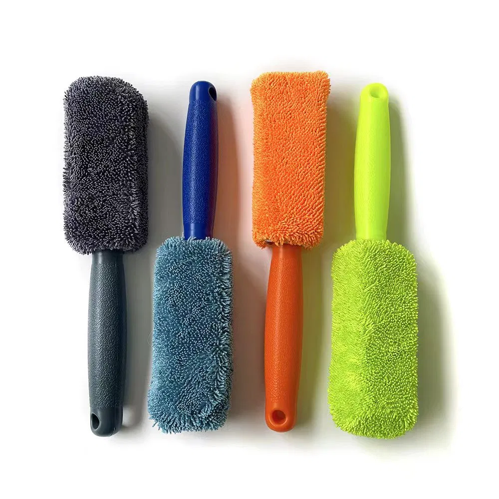 Esun No Scratching Microfiber Free Wheel & Rim Brush Cleaner Brush for Wheel and Rim Detailing