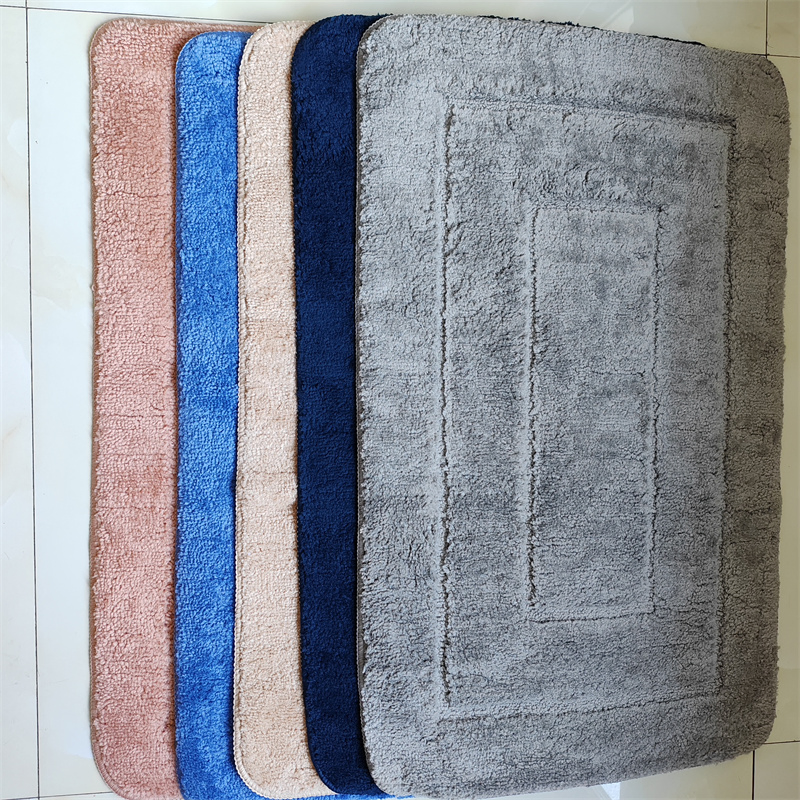 Bath Mat Set 3 Pieces Bath Rug Sets Toilet Floor Anti-Slip Bathroom Mat