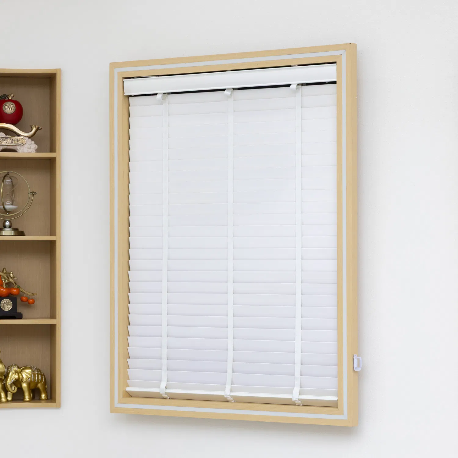 Customized Manual/Cordlessss Wood Venetian Blinds Slats Wooden Blinds Accessories Louver Panel for Windows