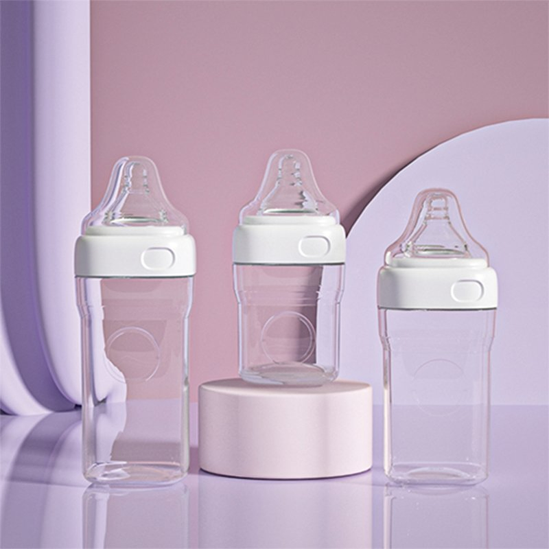 Factory's Latest Design Food Grade PP Square Baby Bottle
