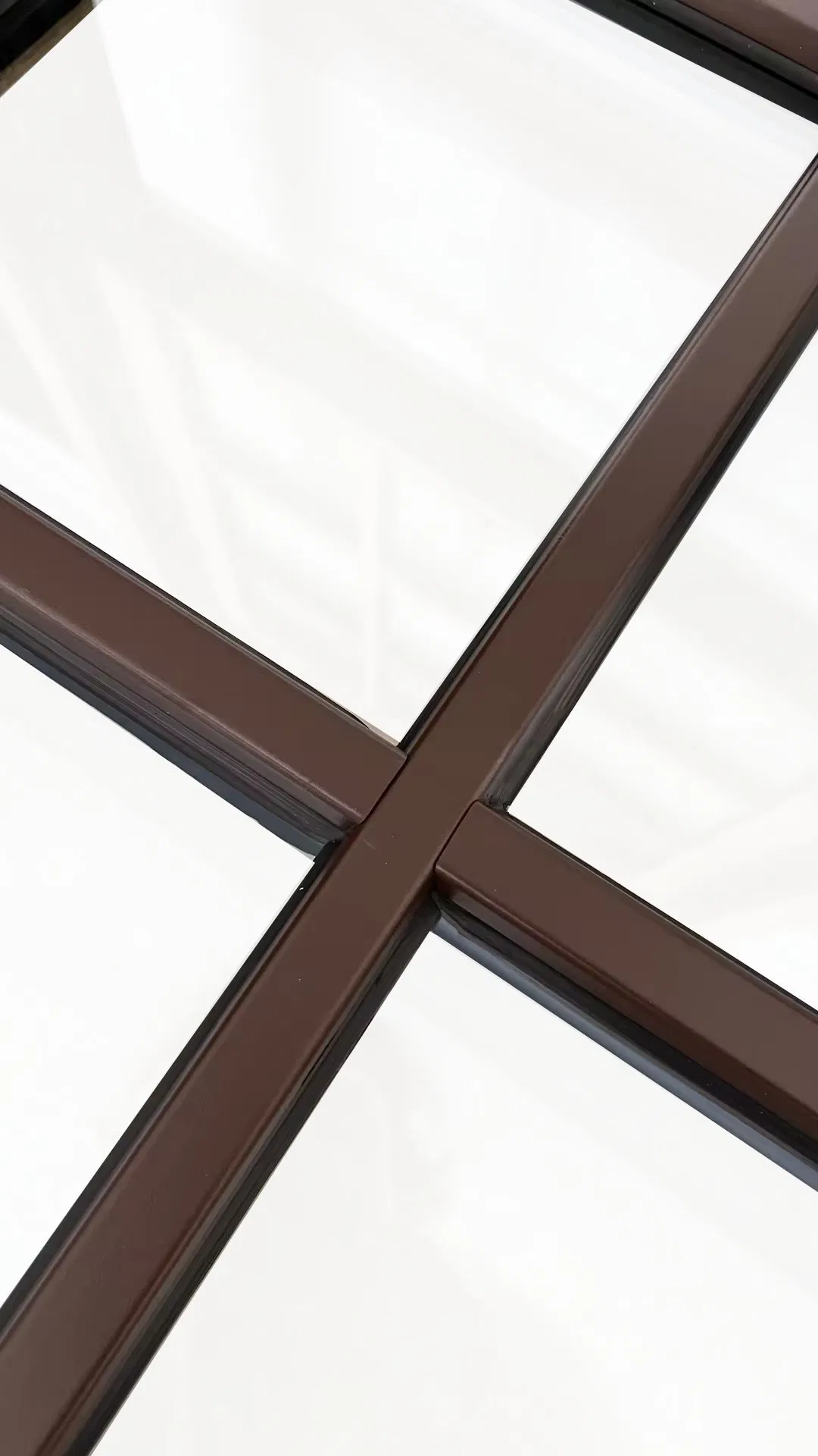 European Aluminum Clad Wood Sliding Window with High Quality Hardware - Luxury Villa Security Solution