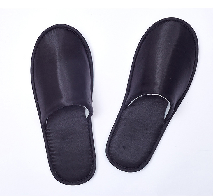 Premium Satin Slippers Featuring a Smooth Silk-Like Finish