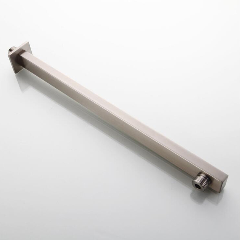 Factory Stainless Steel Shower Arms Chrome Adjustable Rain Shower Head Arm Hose