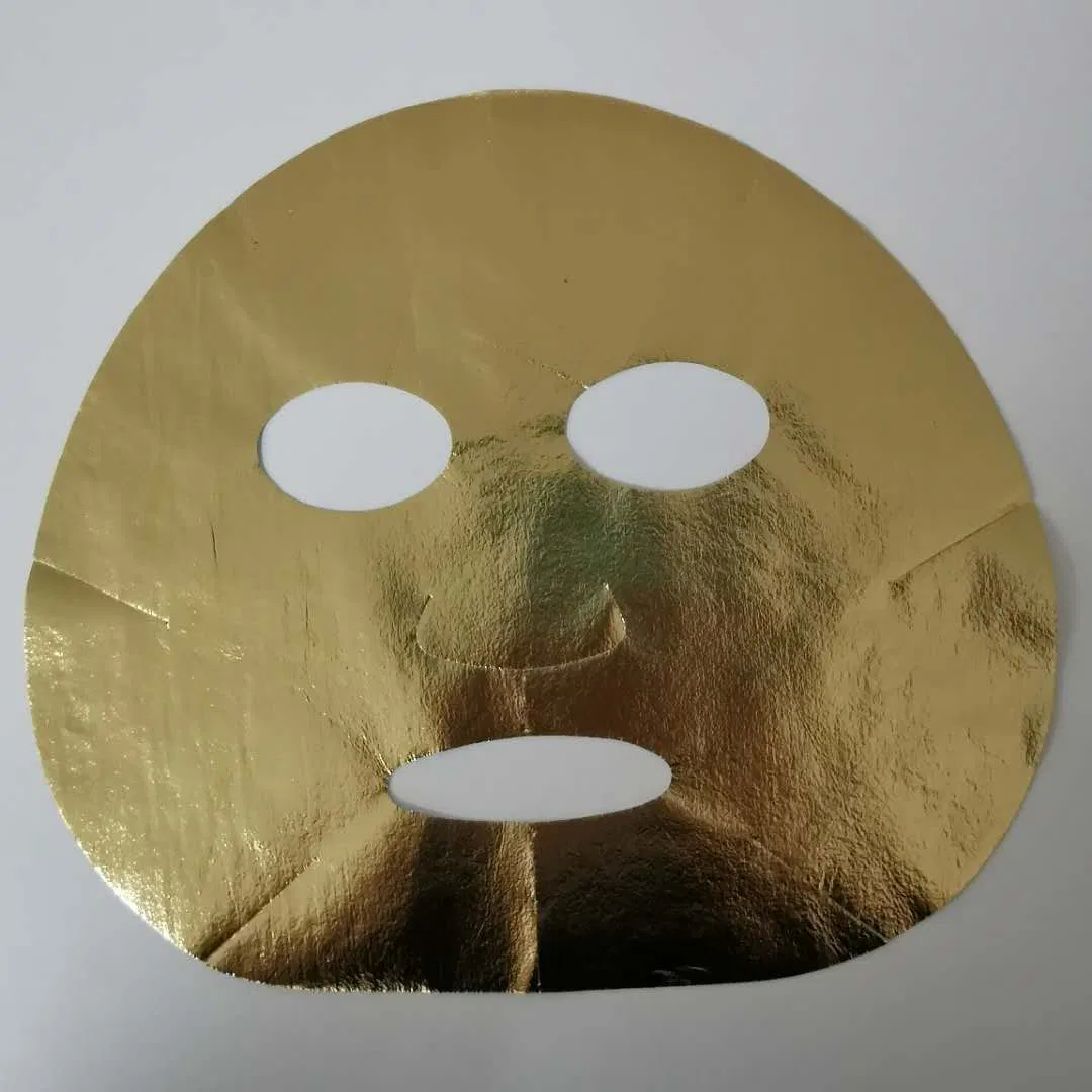 Golden and Silver Superconducting Facial Mask Sheet Luxurious Mask