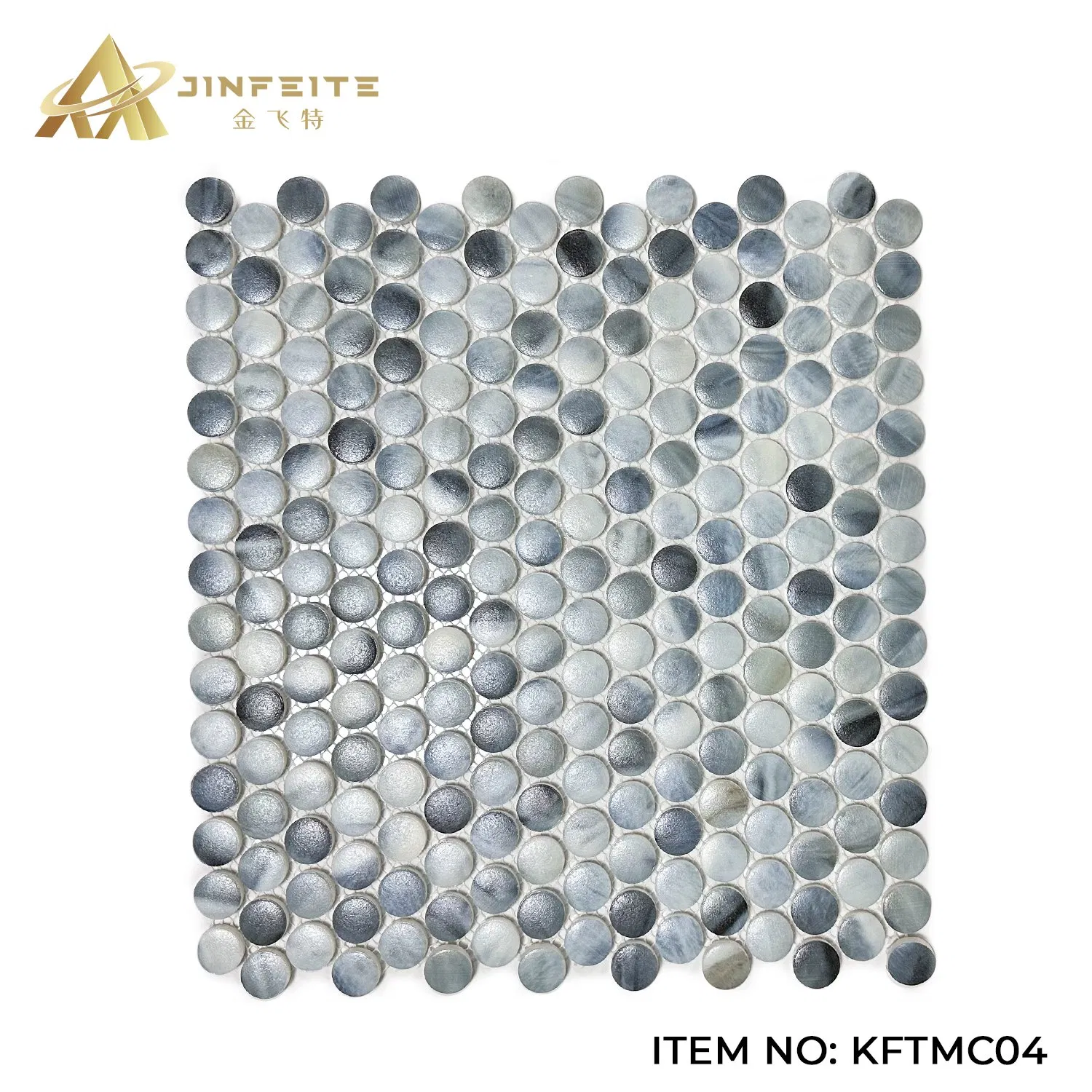 Glossy Surface Porcelain Mosaic for Bathroom Wall Decor Best Price for Resell