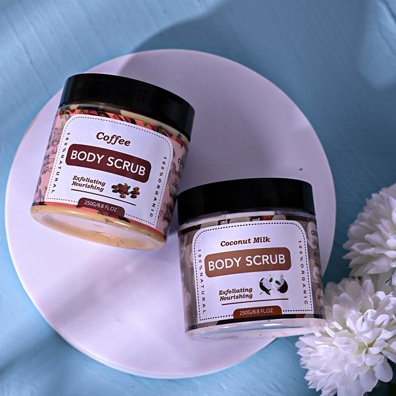 Beauty Cosmetics Skin Care Exfoliating Shea Butter Facial Scrub Coconut Body Scrub