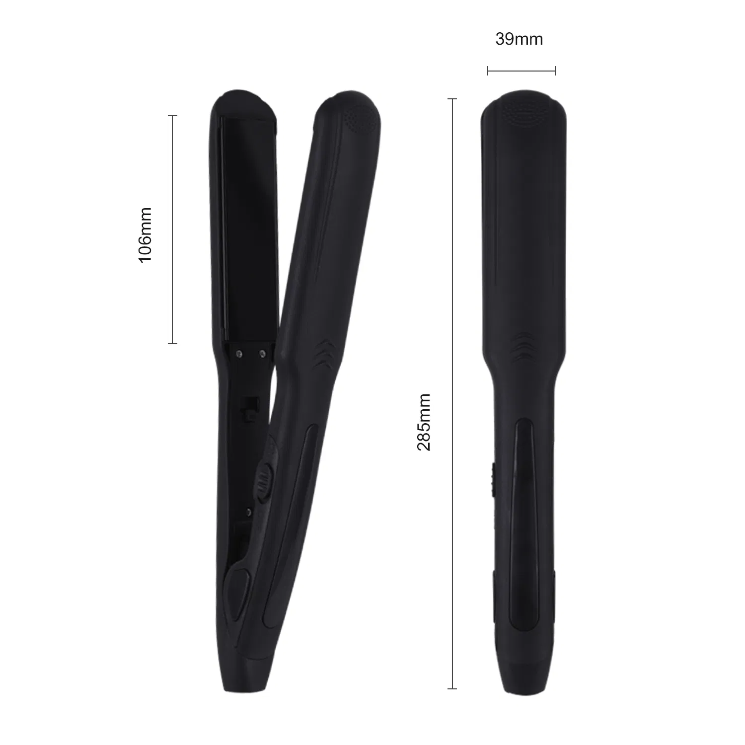 Wide Plate Hair Straightening LED Professional Hair Straightener