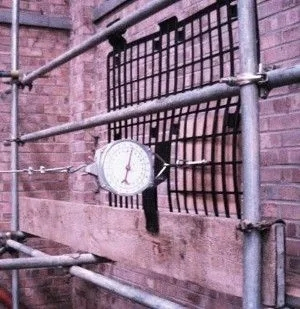 Scaffold Safety Brick Guard