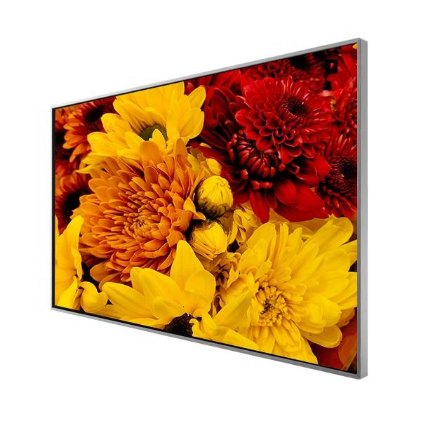 Full 1080P LCD Advertising Panel Flat Screen Kiosk Price LED Round Video Signage