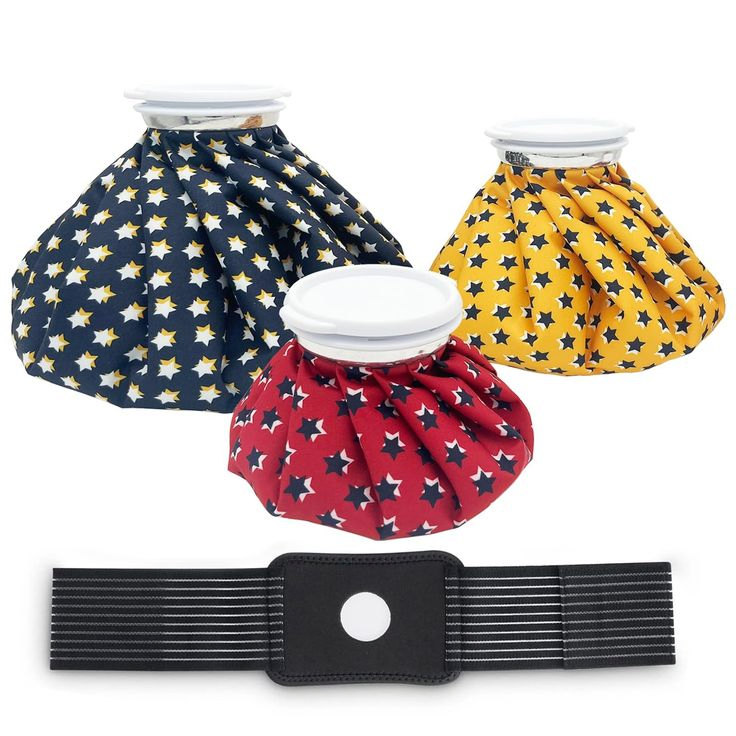 Custom Size Reusable Ice Bag Pain Relief Hot Cold Therapy Pack with Belt for Head, Shoulder, Back, Knee